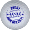 every dad has his day golf ball print