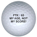65 golf ball print