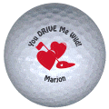 you drive me wild golf ball print